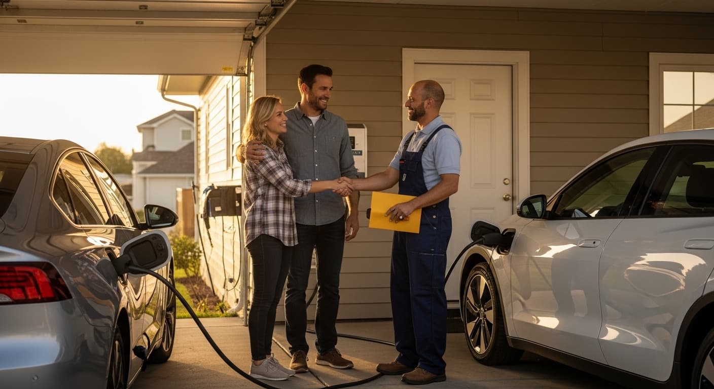 Eden Prairie EV charger installation