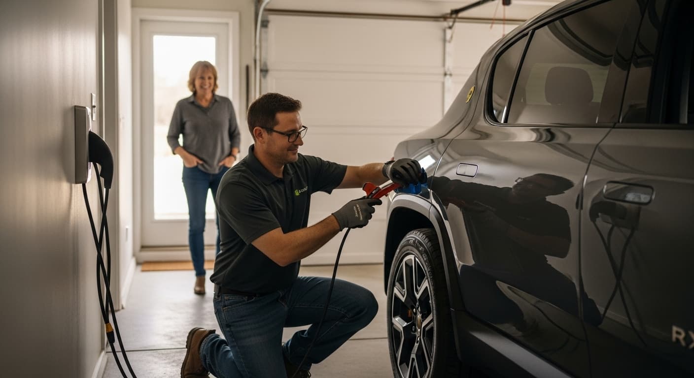 Rivian R1T & R1S Charger Installation