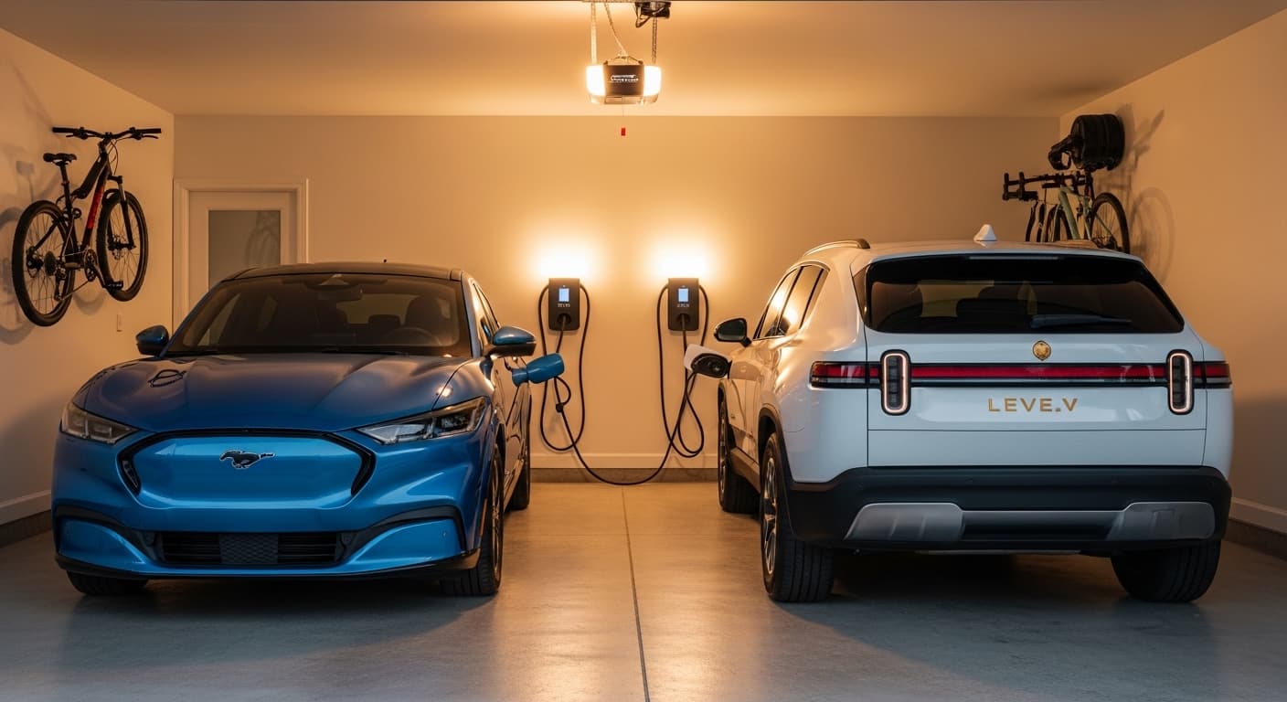 Two-EV Household Dual Charger Installation